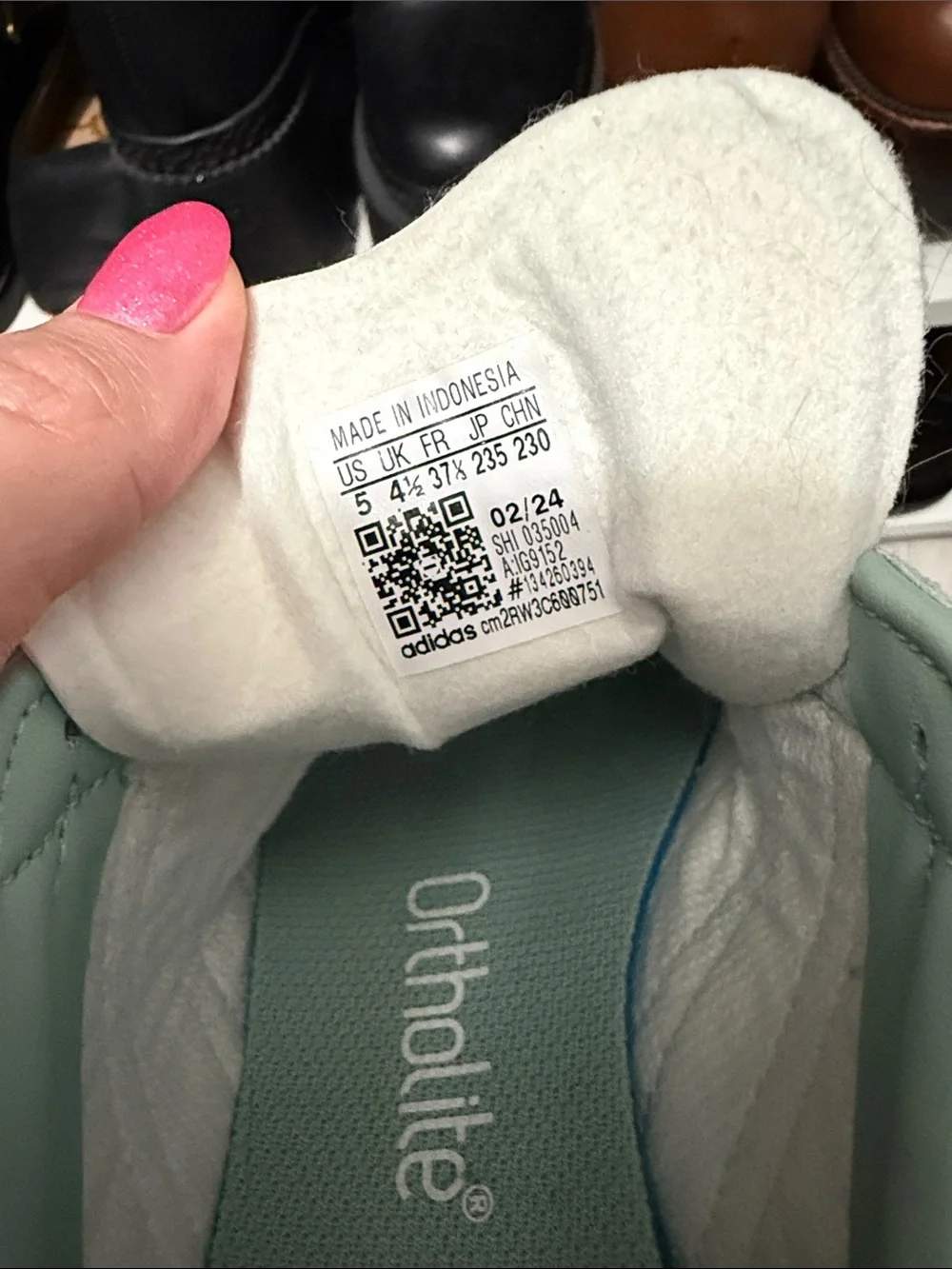 Light Teal and Pink Women's Adidas